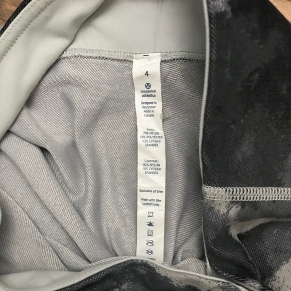 Lululemon Wunder Under Floral Platoon Size 4 - Picture 5 of 7